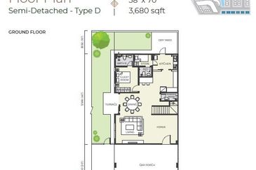 Daya Residence Kwasa Damansara, Semi-D Unit