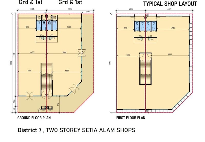 Double Storey ShopLot @ Shah Alam for Rent