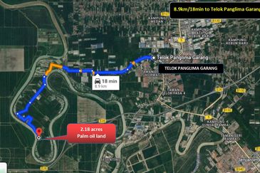 2.18 acres Telok panglima garang, Jenjarom palm oil land