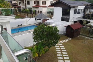 2 storey swimming pool Bungalow Kayangan Heights Shah Alam