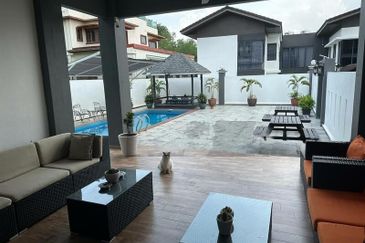 2 storey swimming pool Bungalow Kayangan Heights Shah Alam