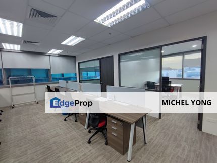 KL Eco City Boutique office for sale Fully furnished connected with Mid Valley LRT KTM stations, Kuala Lumpur, Bangsar