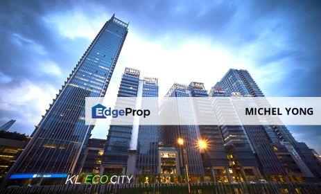 Walking distance to LRT, Kl Eco City Office for Rent, Kuala Lumpur, Bangsar