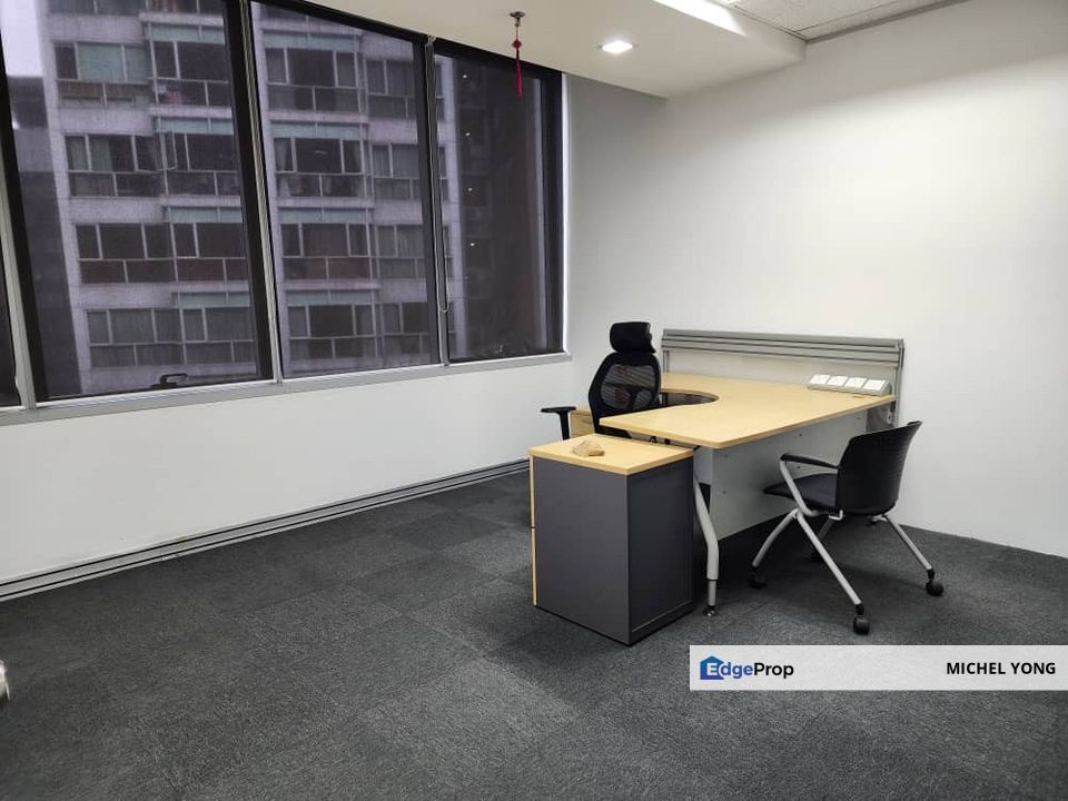 Fully Furnished Plaza Sentral 10000sf Office for Rent Walk to MRT LRT KTM KLIA Express and Malls, Kuala Lumpur, KL Sentral