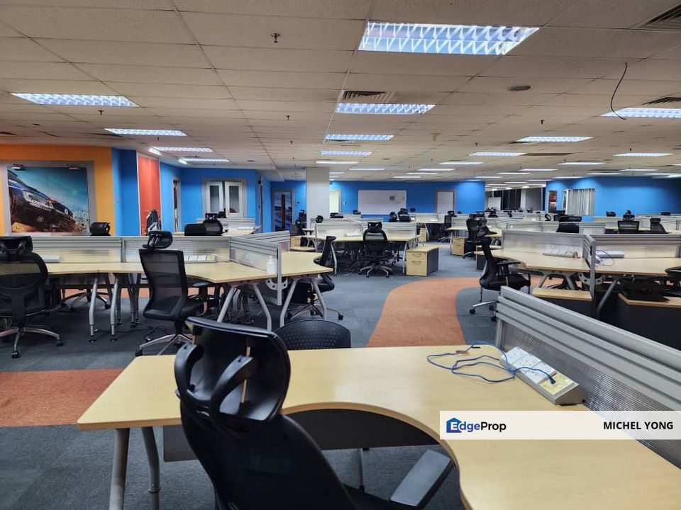 Fully Furnished Plaza Sentral 10000sf Office for Rent Walk to MRT LRT KTM KLIA Express and Malls, Kuala Lumpur, KL Sentral