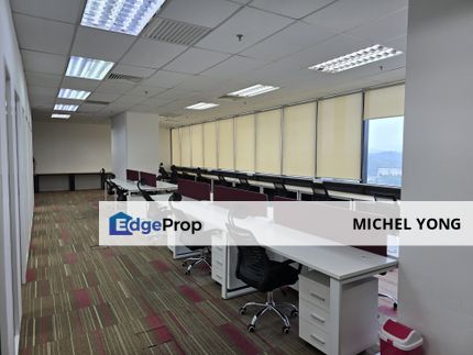 KL Gateway (Menara Suezcap) 1700sf Fully Furnished Office For Rent walking to LRT station, Kuala Lumpur, Pantai