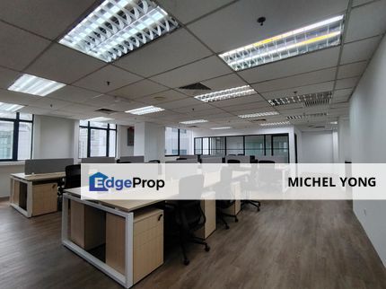 Fully Furnished 1700sf Office UOA KLCC Ready Move in Walk to KLCC LRT MRT, Kuala Lumpur, KLCC