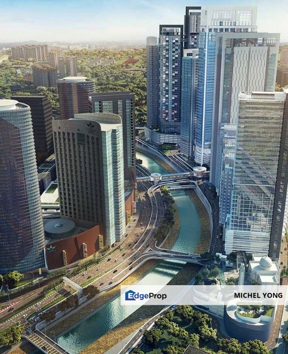 KL Eco City 1000sf Partly furnished office Walking to Mid Valley LRT KTM stations Green building MSC Zone, Kuala Lumpur, Bangsar