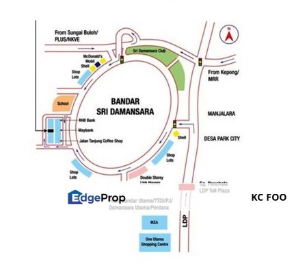 Freehold Single Storey End lot | Renovated | Well Kept | Open Road , Selangor, Bandar Sri Damansara