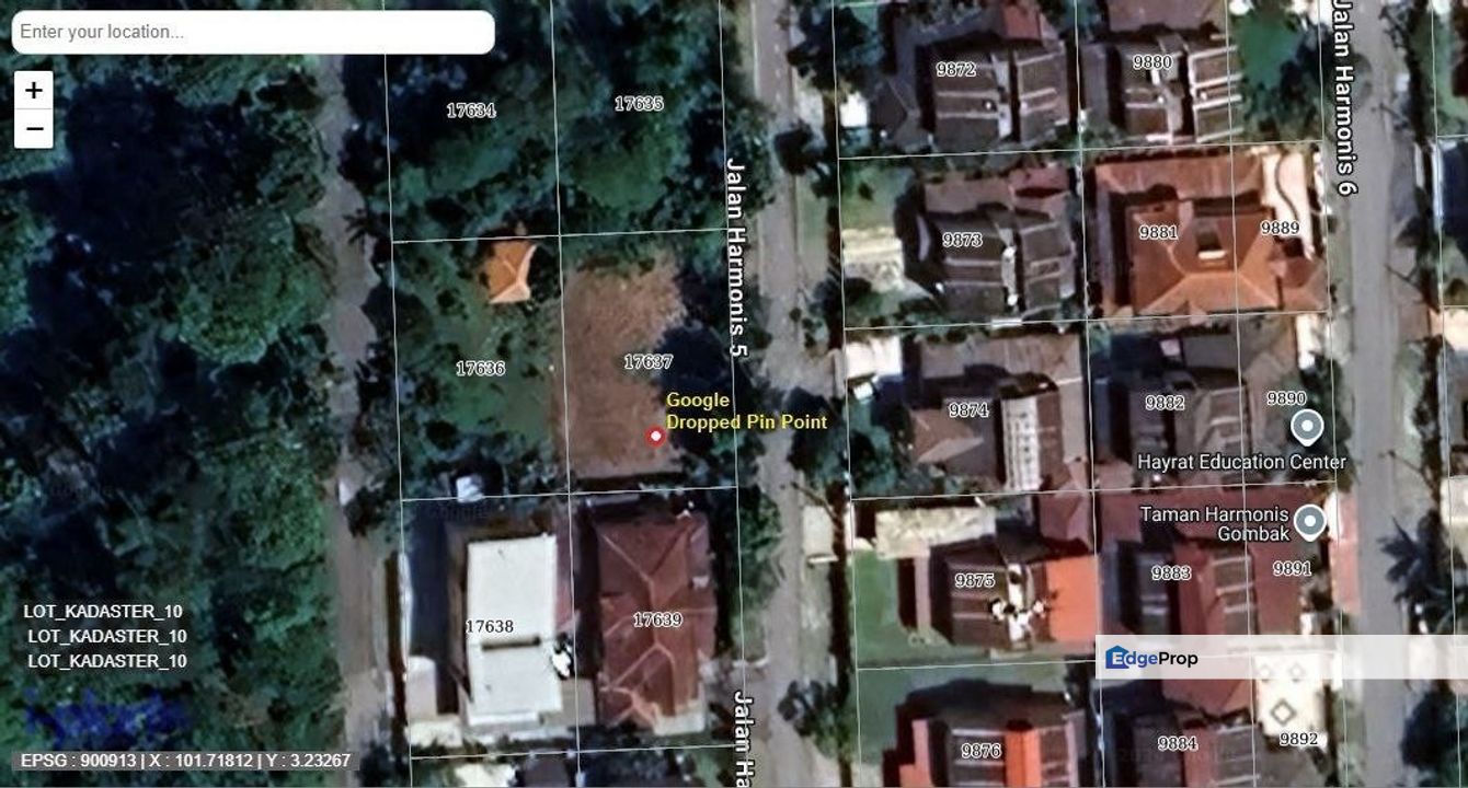 Tanah Lot Banglo Taman Harmonis Gombak, Selangor, Gombak