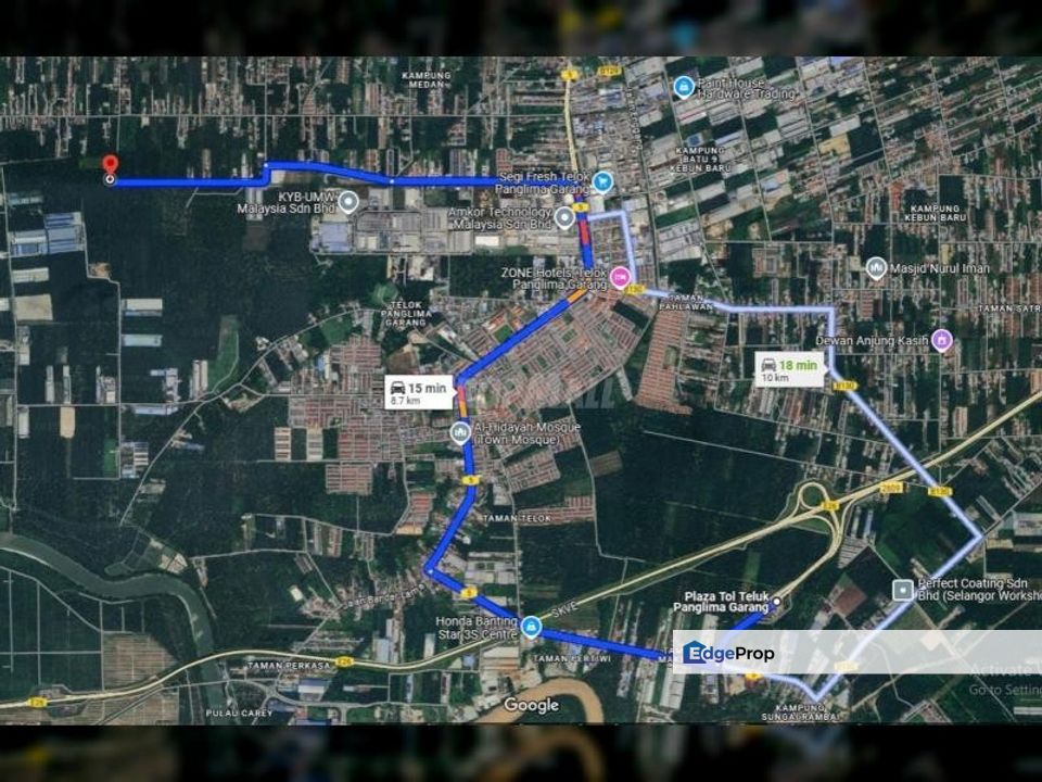 Industrial Land Telok Panglima Garang, Selangor, Telok Panglima Garang