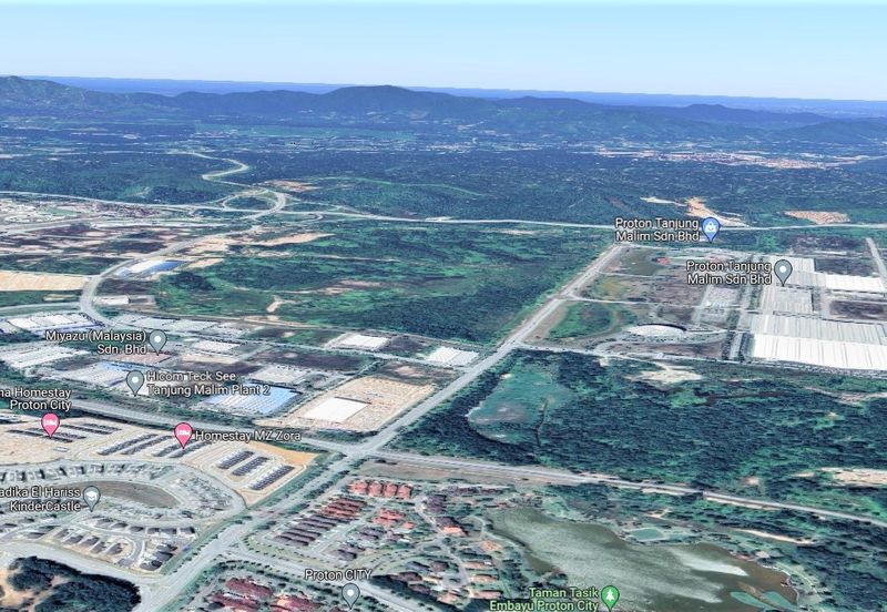 Freehold Industrial Land For Sale in Perak Proton City Tanjung Malim Behrang Perak