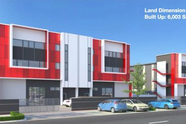 全新半独立厂房Brand New Semi Detached Factory Warehouse Showroom Puncak Alam