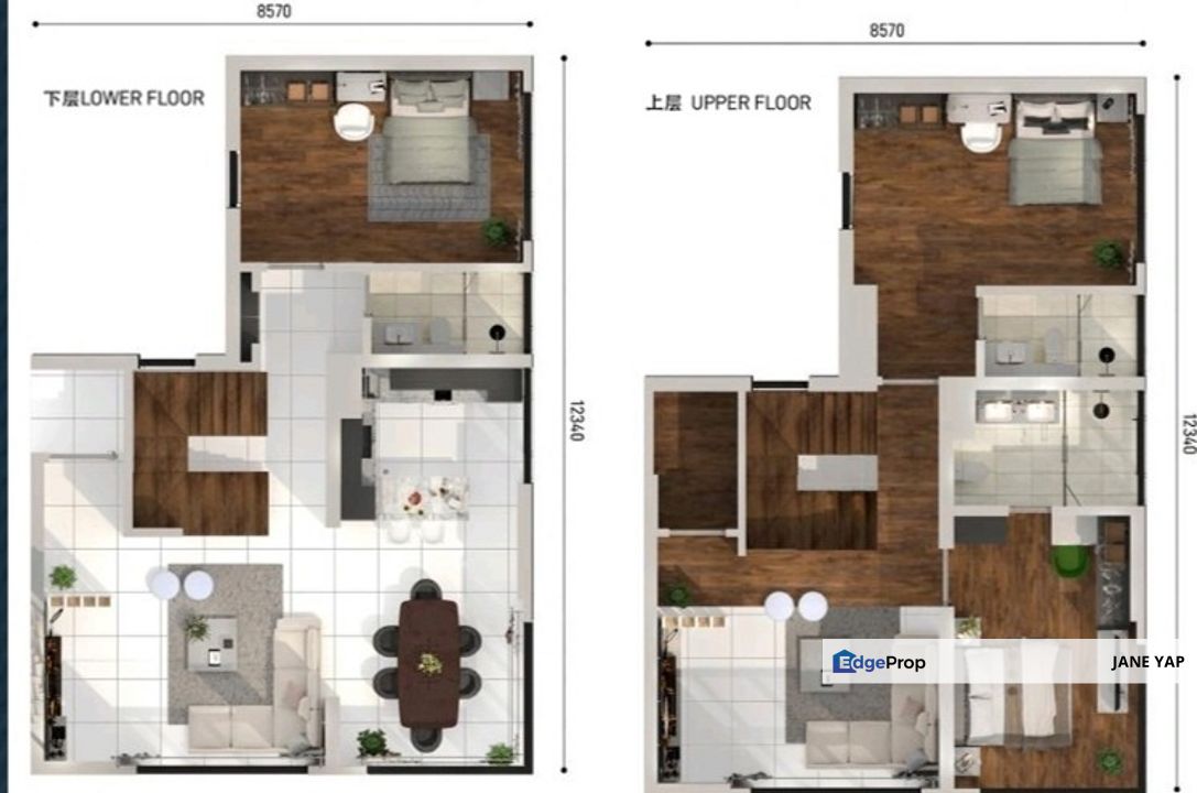 KLCC Ampang Novo Duplex Service Apartment For Sale, Kuala Lumpur, Ampang Hilir