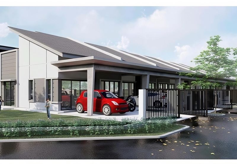 1 Storey Terrace House For Sale Extra 20' Land 