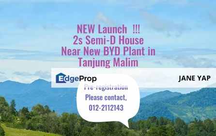 Tanjung Malim New Semi-Detached House Pre-Launch!!!, Perak, Tanjung Malim
