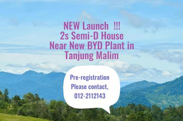 Tanjung Malim New Semi-Detached House Pre-Launch!!!