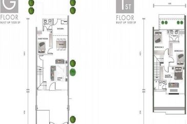 Kota Kemuning, Double Storey House, 20x65sqft, Gated Guarded