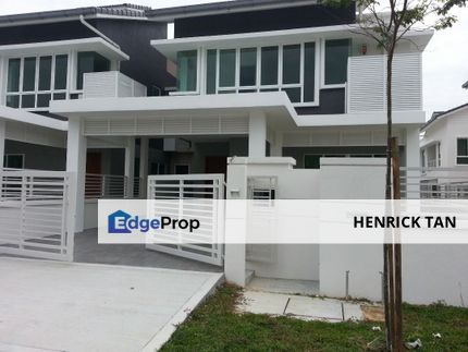 Lavender Park, Denai Alam, 2 Storey Superlink Endlot, With 5 feet side land, Build up 3236sqft, Selangor, Shah Alam