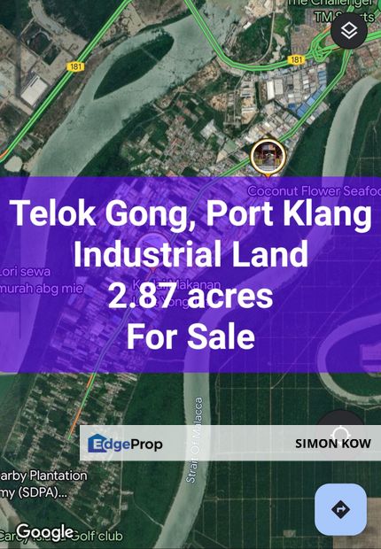 Telok Gong, Port Klang, Industrial Land For Sale., Selangor, Port Klang