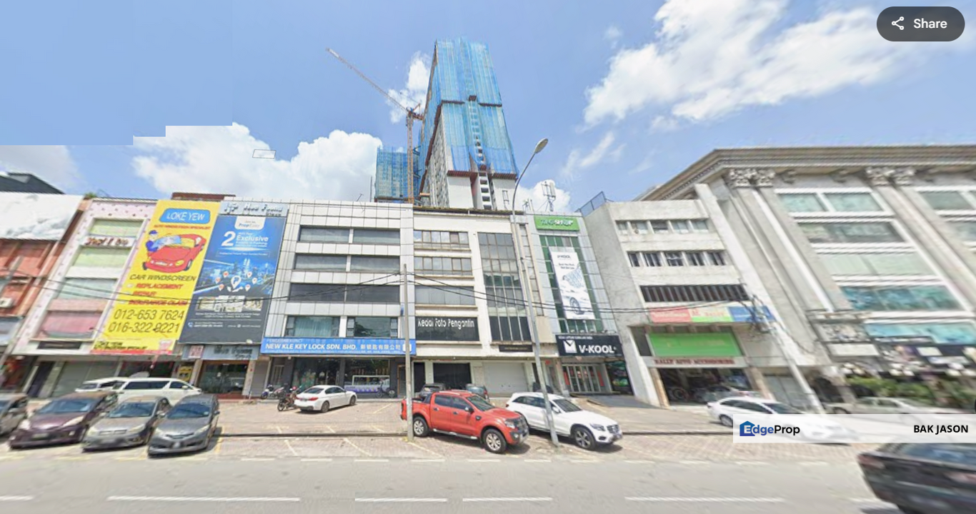 4sty shop facing main road, jalan loke yew, near trx and merdeka 118, Kuala Lumpur, Cheras