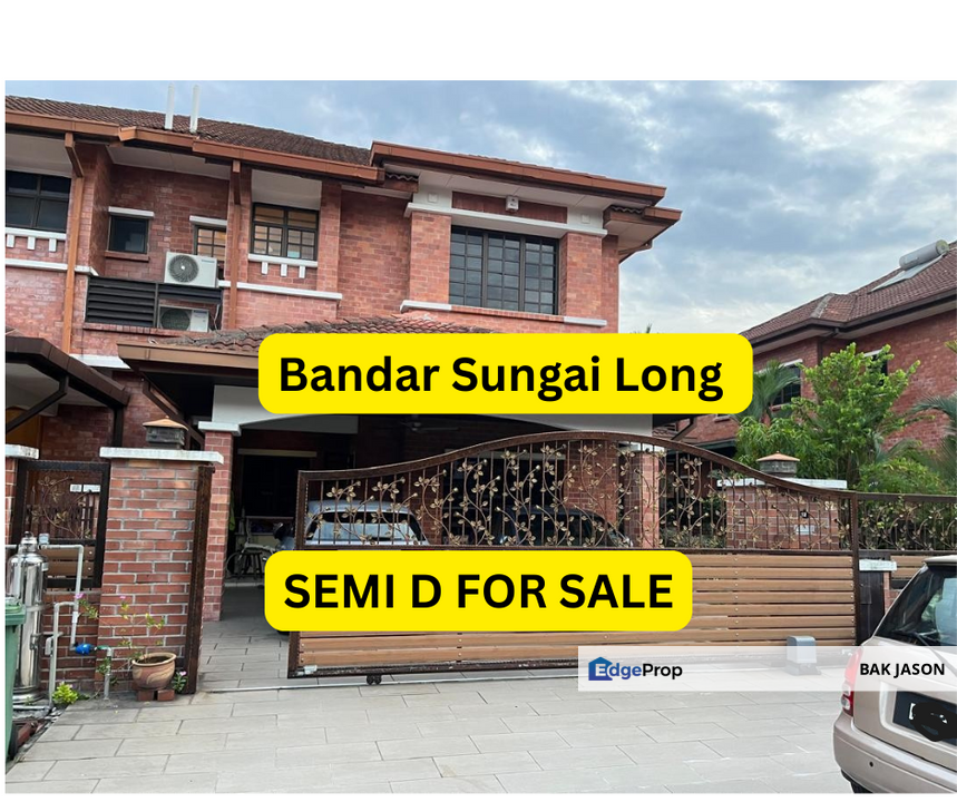 Exclusive Gated Semi-D @ Sungai Long | Large 3600sf Land | Red Brick Design , Selangor, Bandar Sungai Long