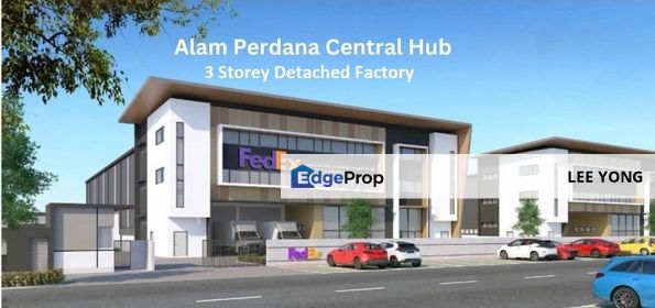 Alam Perdana Central Hub Puncak Alam 3 Storey Detached Factory For Sale, Selangor, Bandar Puncak Alam