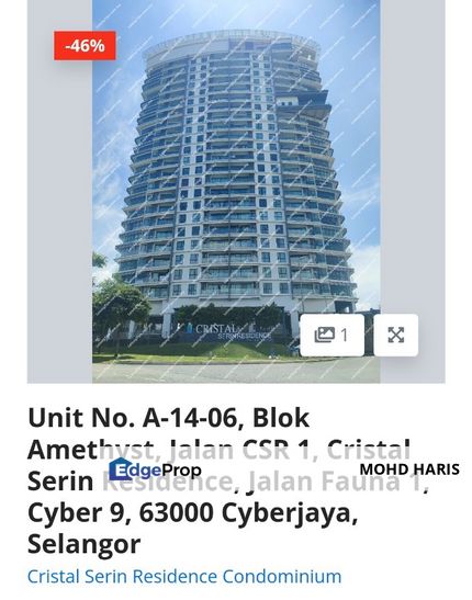 Cristal Serine Residence condominium , Selangor, Cyberjaya