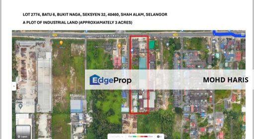 Bukit Naga, Shah Alam, Industrial Land with warehouse, Selangor, Shah Alam