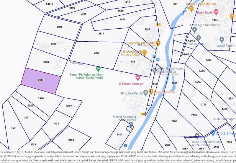 Hulu Langat Agricultural Land Sg Perdik