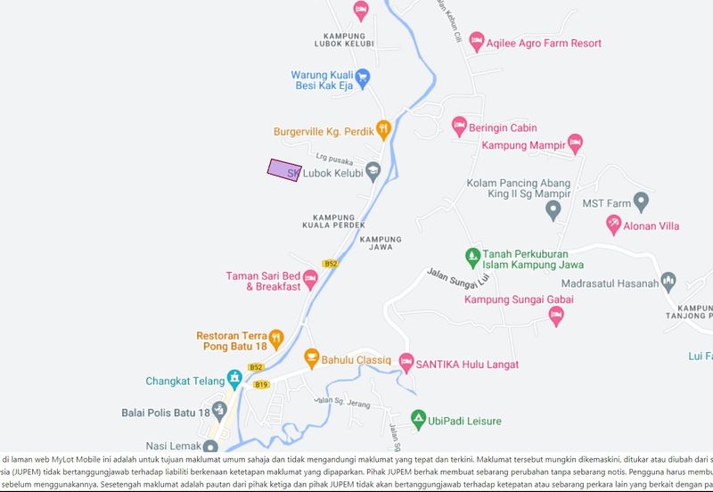 Hulu Langat Agricultural Land Sg Perdik