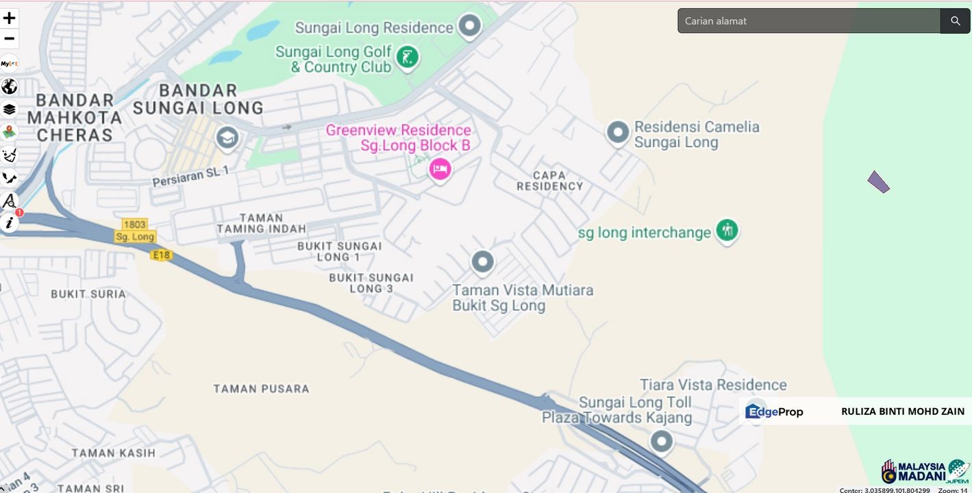 Agricultural Land Sg Sekamat Sg Long Cheras, Selangor, Cheras