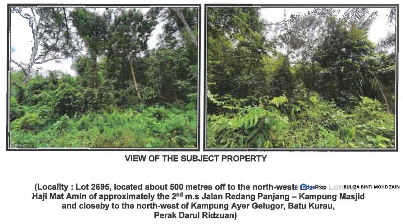 Agricultural Land Jalan Redang Kg Masjid Kg Ayer Gelugor Batu Kurau Perak, Perak, Selama