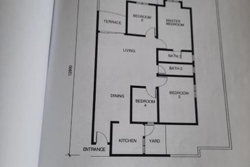 Condominium Taman Sri Mas Ampang with Terrace Area