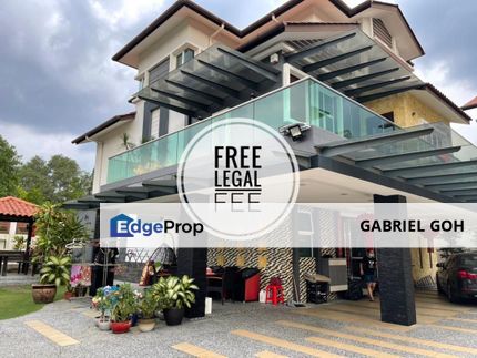 FREE LEGAL FEE - Corner 2.5 Sty Bungalow Fully Renovated, Selangor, Selayang