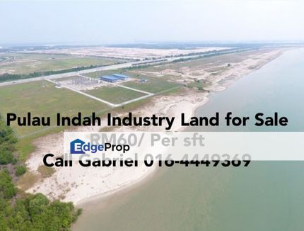 22 Acres Industrial Land At Pulau Indah RM60/sft, Selangor, Port Klang