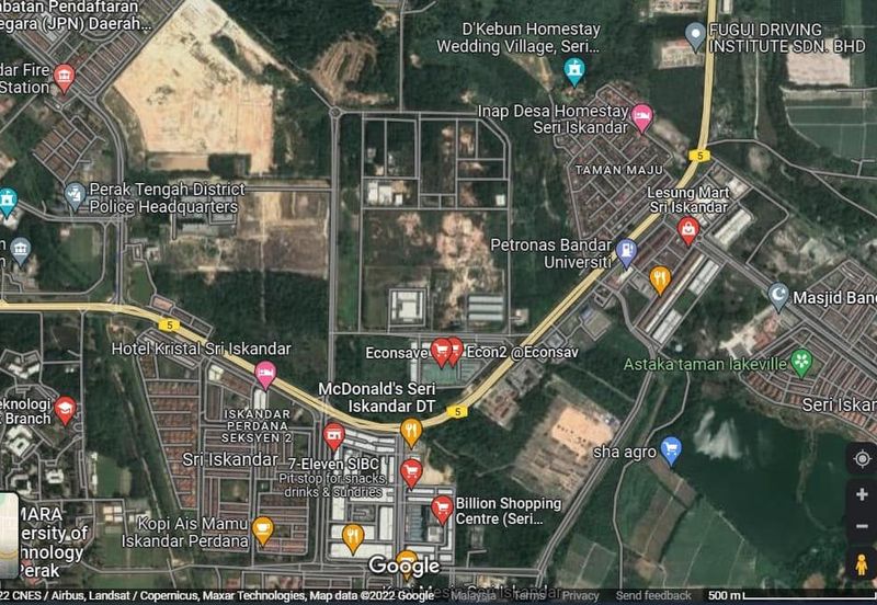 Seri Iskandar Ipoh Commercial Land for Sale 