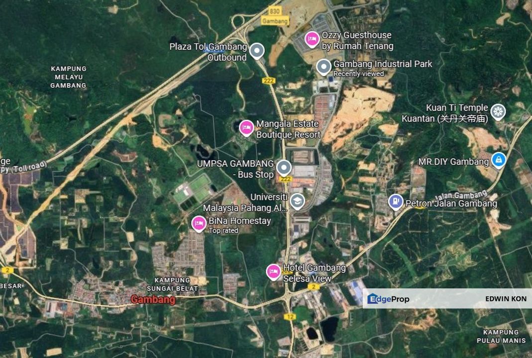 Gambang Commercial Land for Sale, Pahang, Kuantan