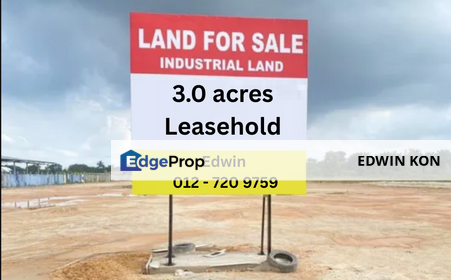 Ijok 3 acres Industrial Land For Sale , Selangor, Kuala Selangor