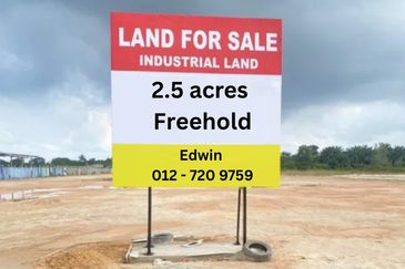 Limited Ijok 2.5 acres Industrial Land for Sale 