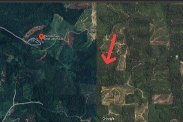 Raub Agri land 9.37 acres Freehold 45 minutes drive inland