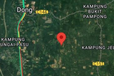 Raub Agri land 9.37 acres Freehold 45 minutes drive inland