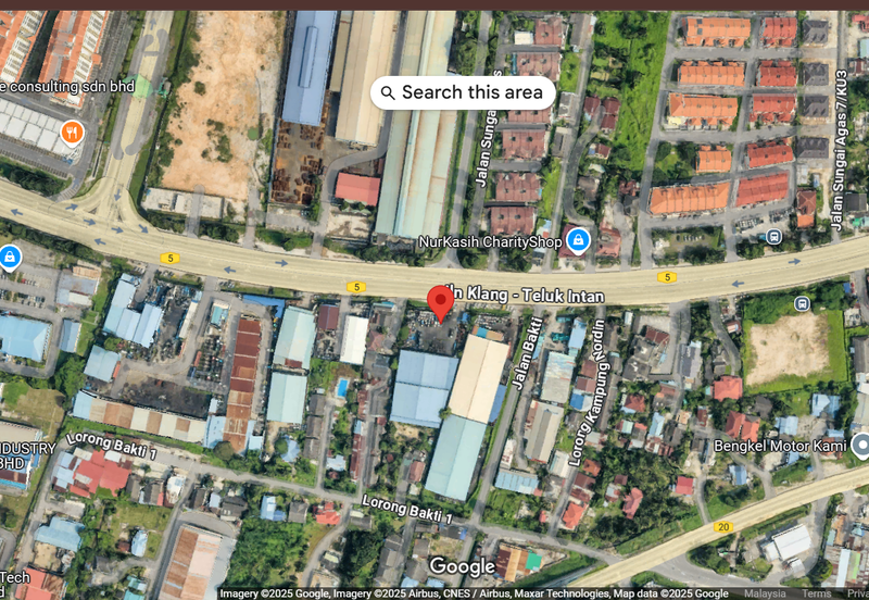 Jalan Kapar Batu 3 Industrial land Bumi lot Freehold