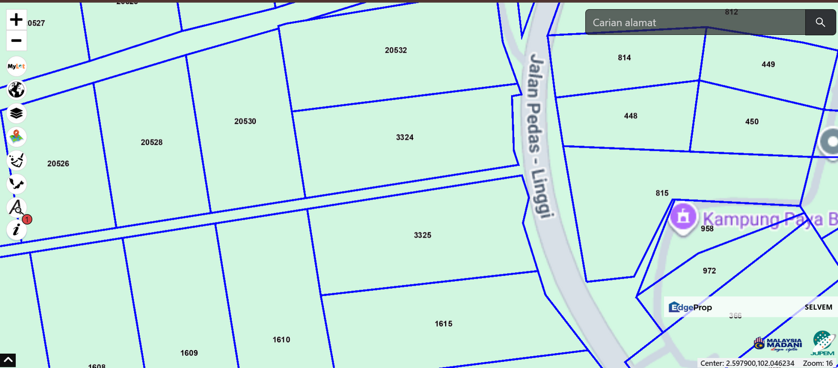 Pedas Agri Land 8.09 acres Facing Jalan Pedas - Linggi, Negeri Sembilan, Rembau
