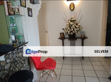 Setapak Ria  Condo 1169 sq ft (end lot) Facing pool Renovated with balcony, built in kitchen cabinets., Kuala Lumpur, Setapak