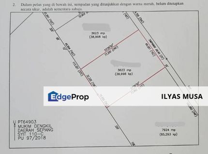 Land For Sale at Jenderam Hilir, Dengkil, Sepang, Selangor, Selangor, Sepang