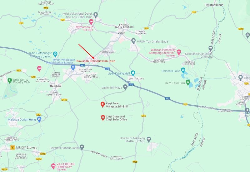 Industrial Land - Strategic location at Jasin Industrial Park