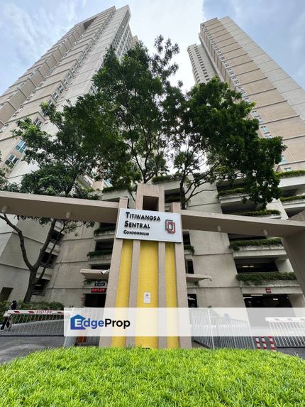 Freehold Blok B Titiwangsa Sentral Condominium KL, Kuala Lumpur, Titiwangsa 