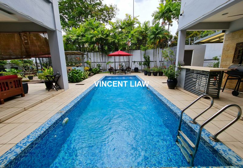 2 Storey Bungalow with Pool & 8,606 sqft Huge Land