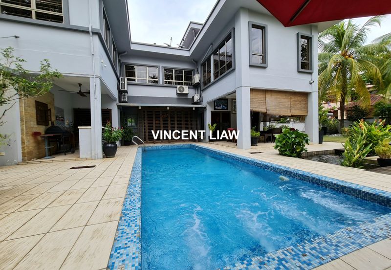 2 Storey Bungalow with Pool & 8,606 sqft Huge Land